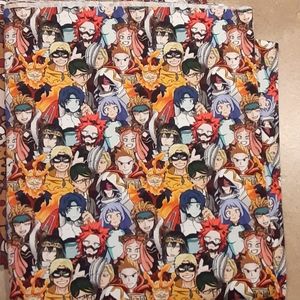 My hero academia 100% cotton fabric